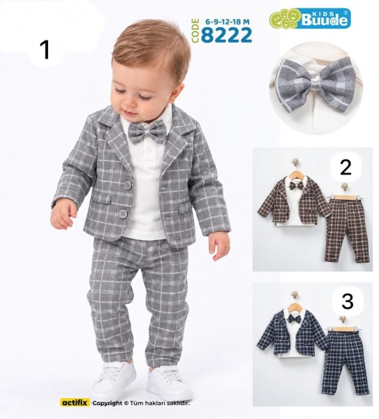 Костюм Тройка Для Мальчика Buude Kids (6-9-12-18мес.)