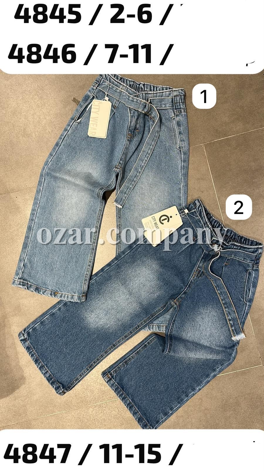 Джинсы Для Девочки City Wear (7-8-9-10-11лет)