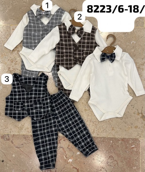 Костюм Тройка Для Мальчика Buude Kids (6-9-12-18мес.)