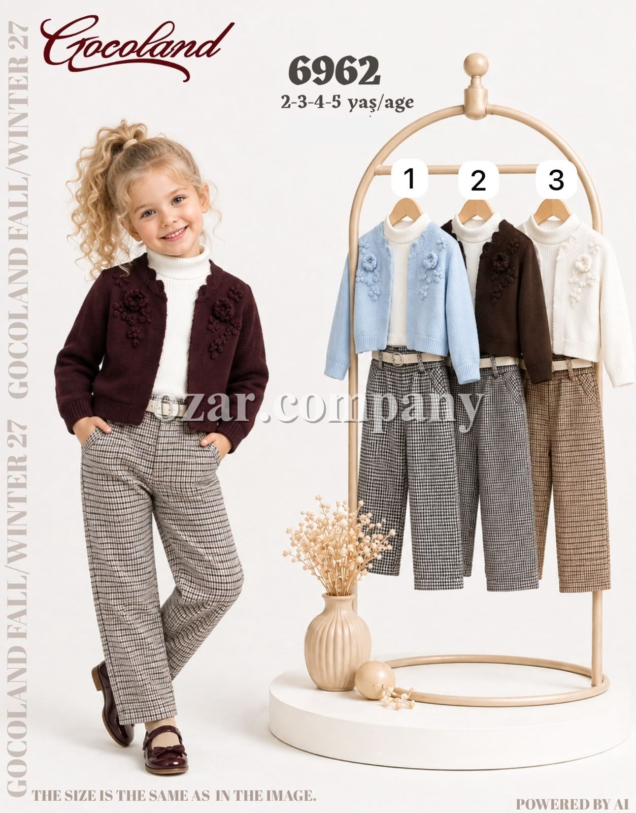 Костюм Тройка Для Девочки Cocoland (2-3-4-5лет)