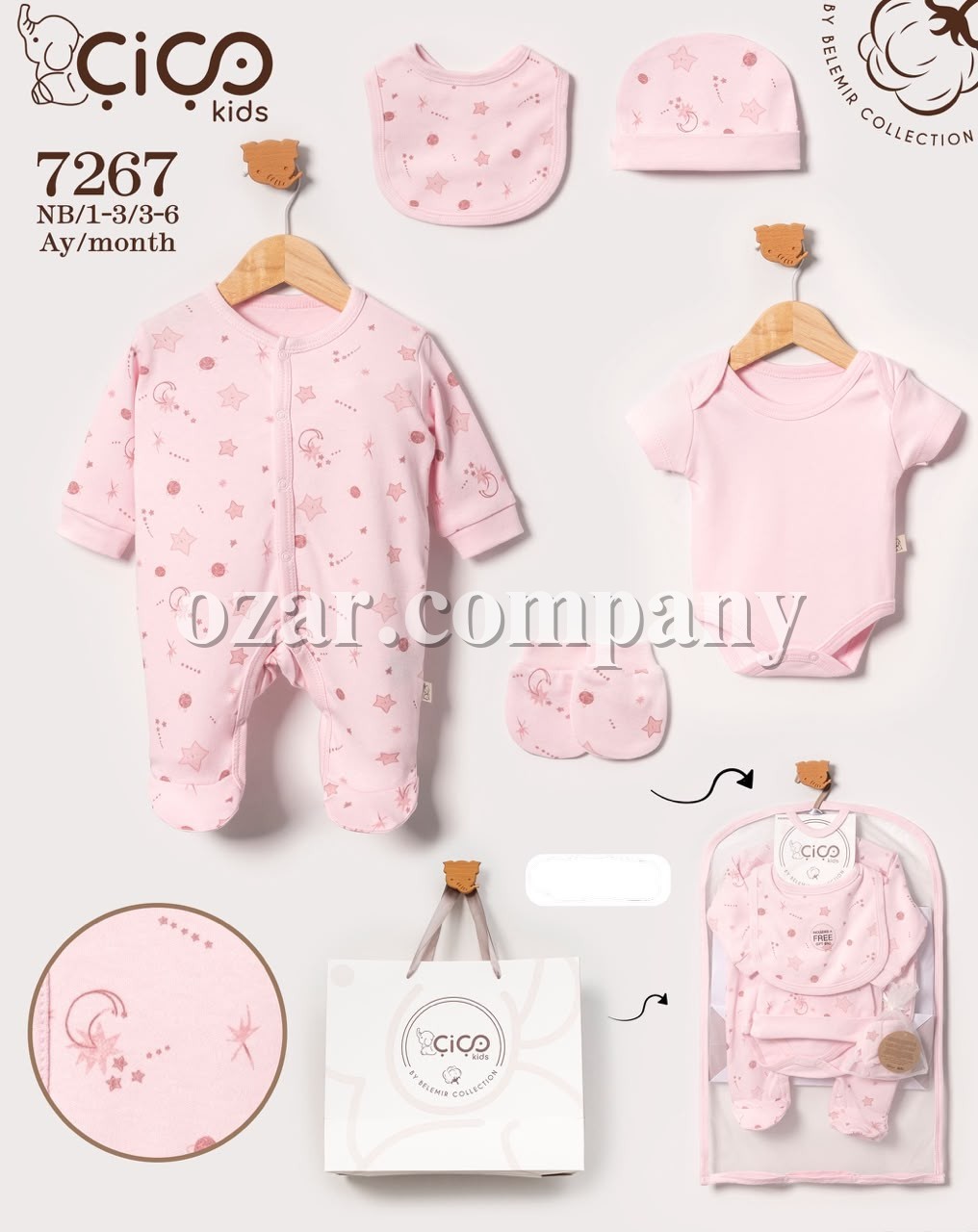 Комплект Для Девочки Cico Kids (1-3/3-6мес.)