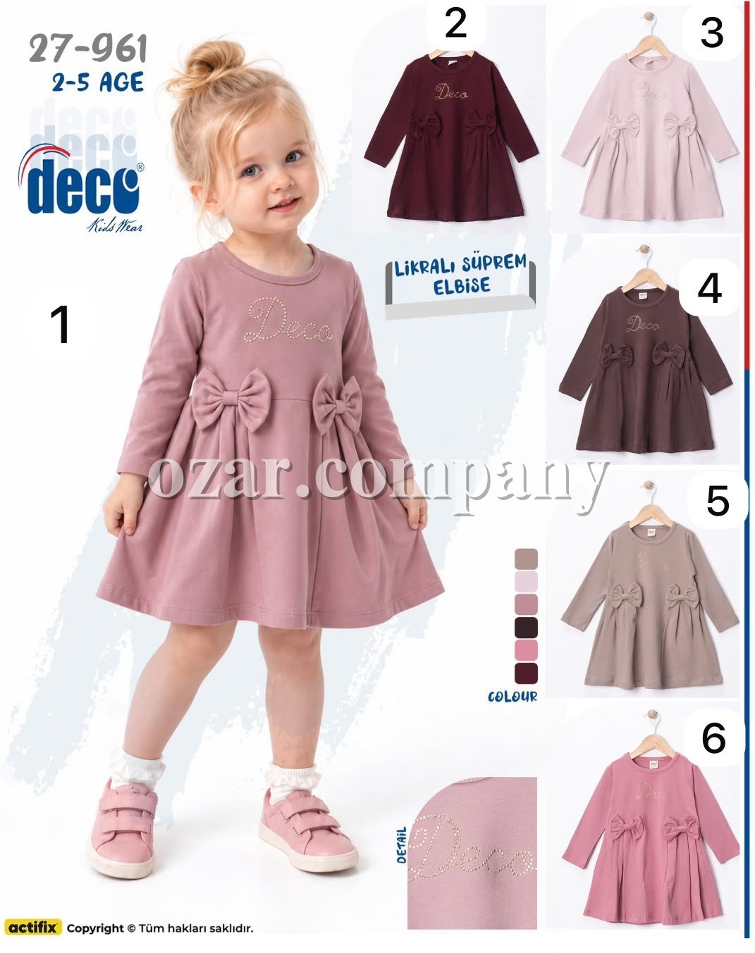 Платье Для Девочки Deco (2-3-4-5лет)