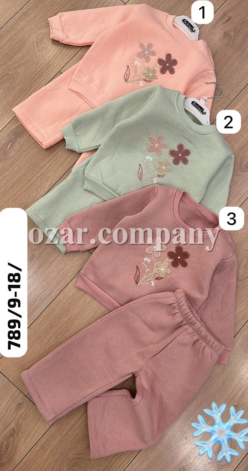 Костюм На Флисе Для Девочки Babyhi (9-12-18мес.)