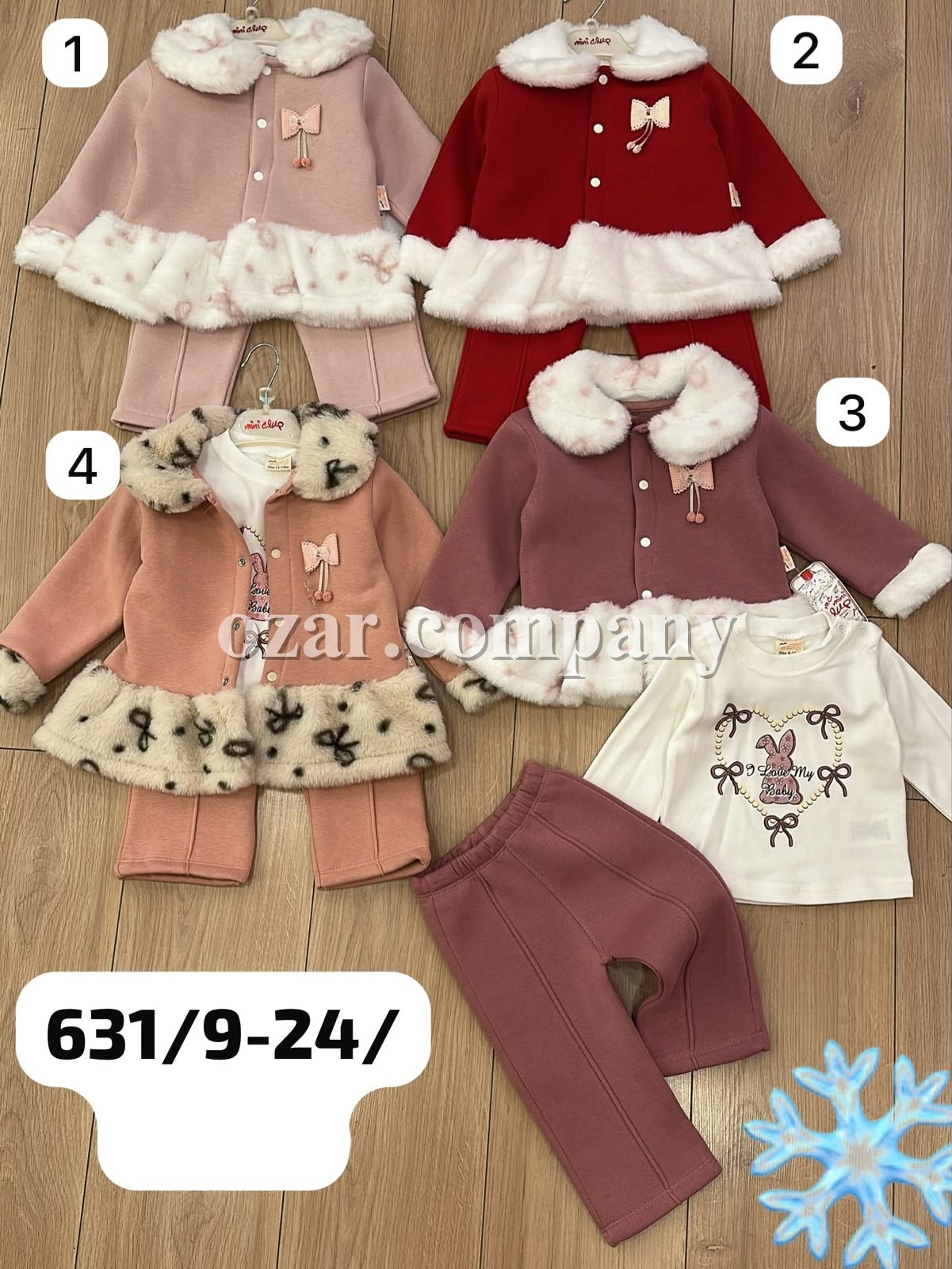 Костюм На Флисе Для Девочки Mini Clup (9-12-18-24мес.)