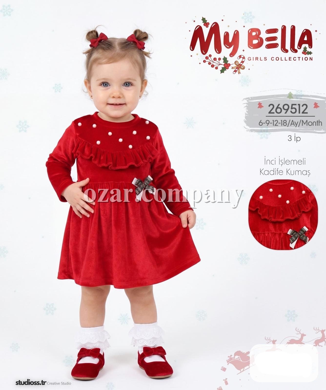 Платье Для Девочки My Bella (6-9-12-18мес.)