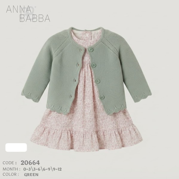 Платье Для Девочки Anna Babba (0-3/3-6/6-9/9-12мес.) 