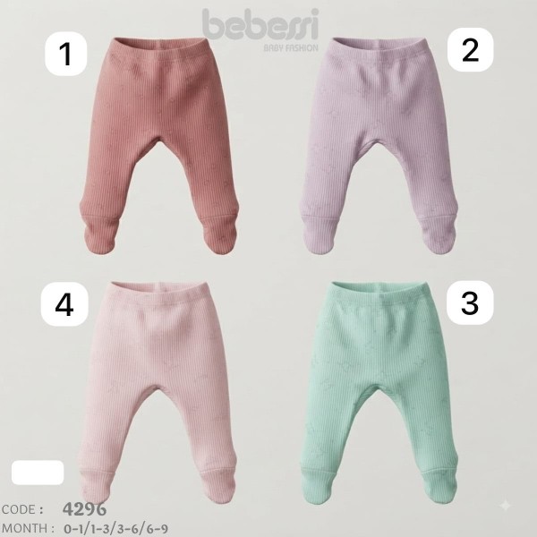 Ползунки Для Девочки Bebessi (0-1/1-3/3-6/6-9мес.)