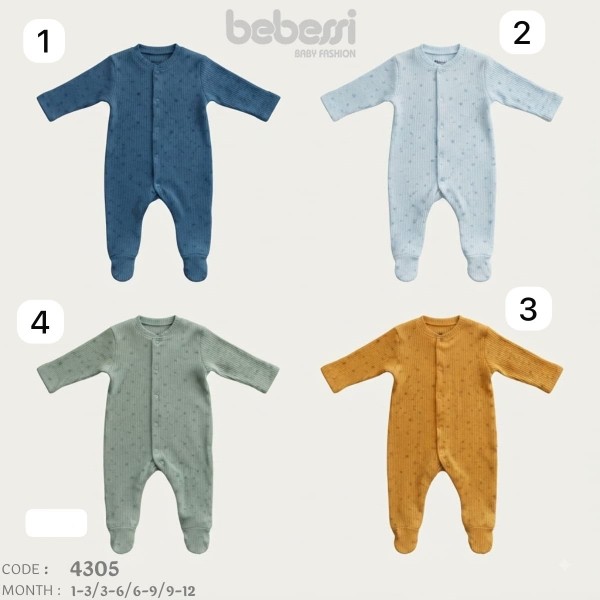 Человечек Для Новорождённых Bebessi (1-3/3-6/6-9/9-12мес.)