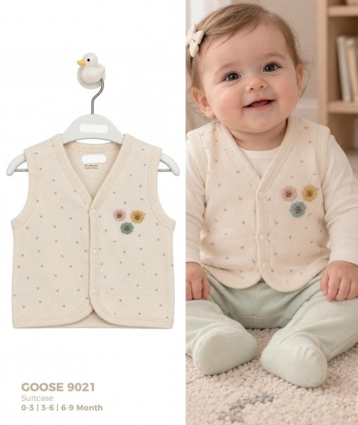 Жилетка Для Девочки Cocosiss (0-3/3-6/6-9мес.)