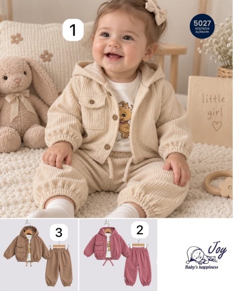 Костюм Тройка Для Девочки Jolly Joy (9-12-18-24мес.)