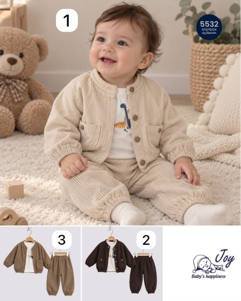 Костюм Тройка Для Мальчика Jolly Joy (9-12-18-24мес.)