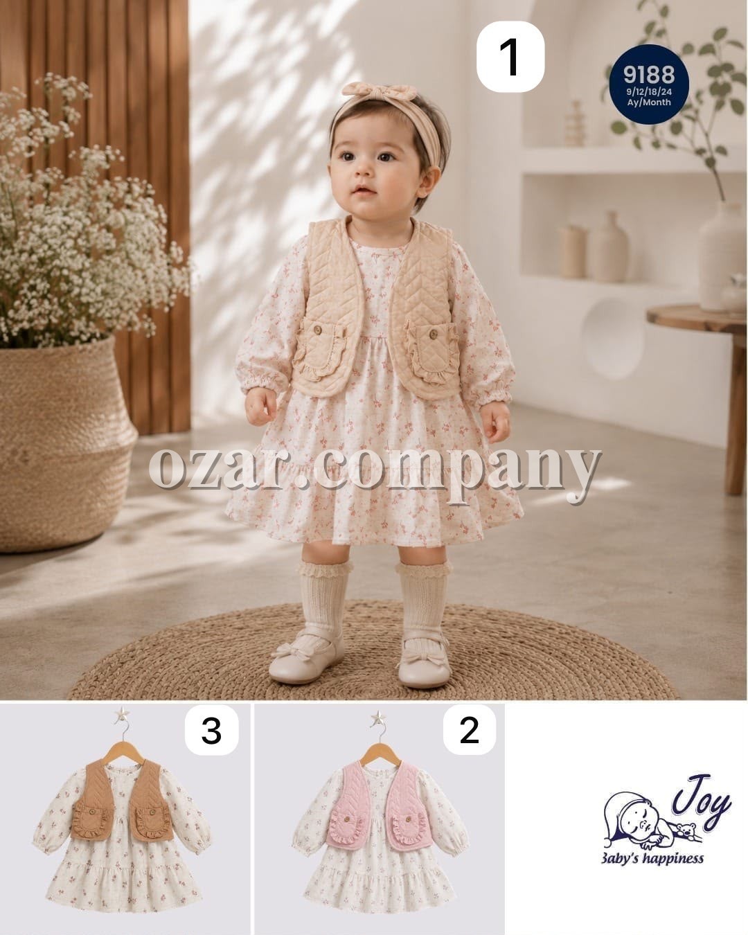 Платье Для Девочки Jolly Joy (9-12-18-24мес.)