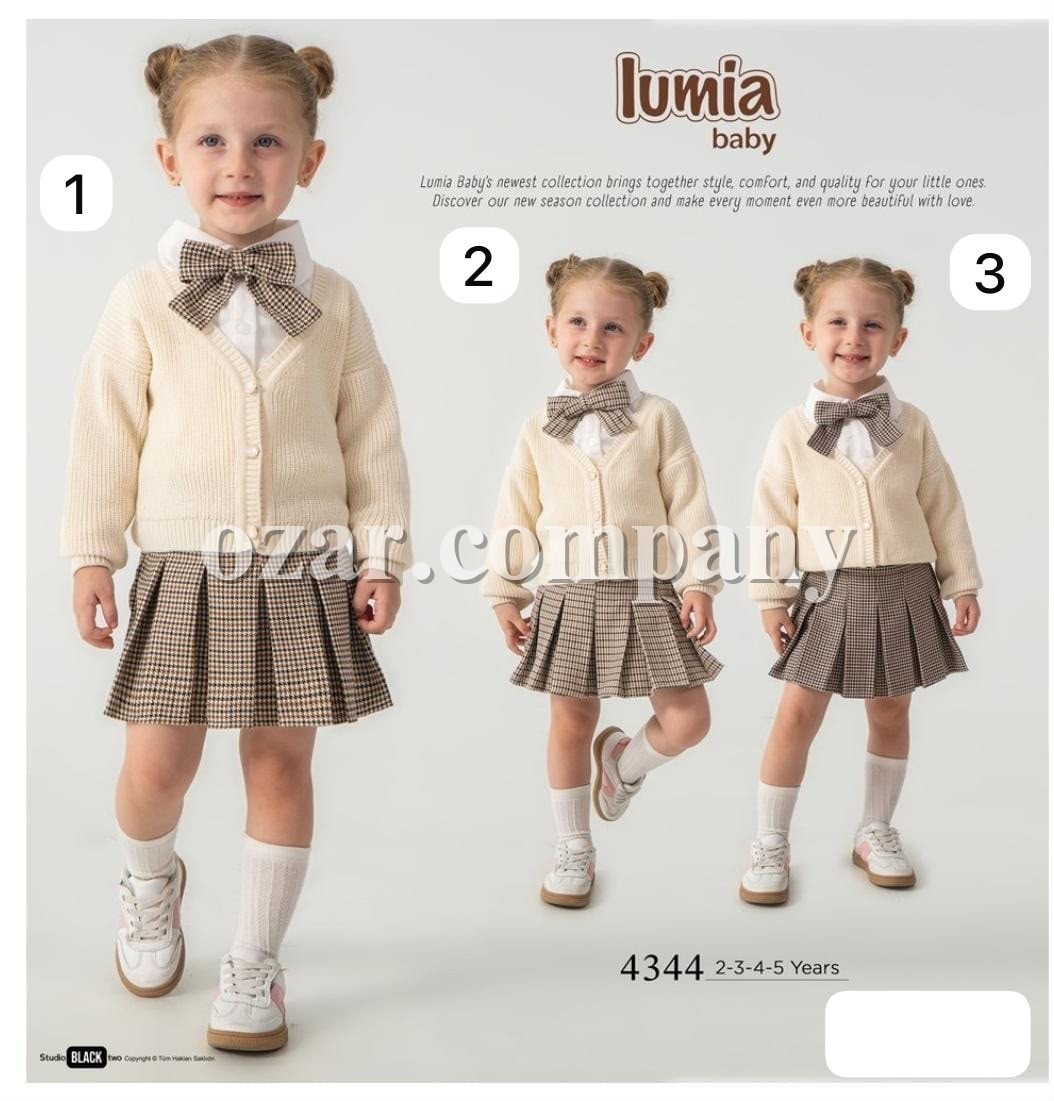 Костюм Тройка Для Девочки Lumia (2-3-4-5лет)