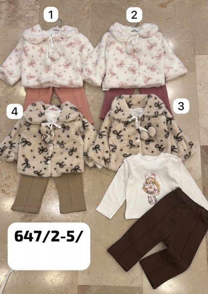 Утеплённый Костюм Тройка Для Девочки Mini Clup (2-3-4-5лет)