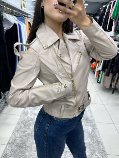 Женский Пиджак Из Эко Кожи Balmain