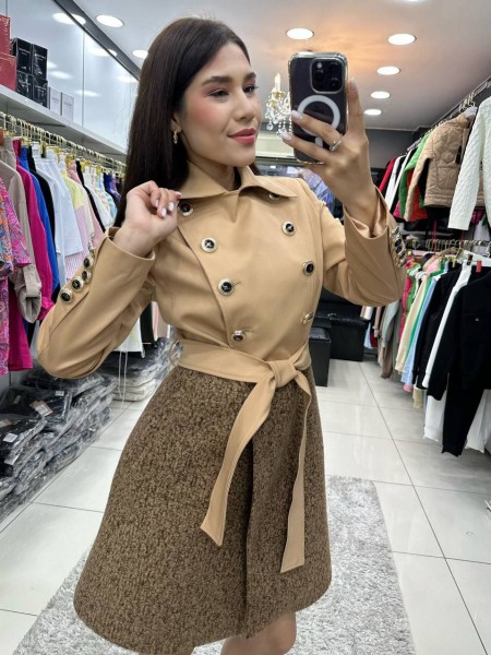 Женский Тренч Solomia Из Эко Кожи