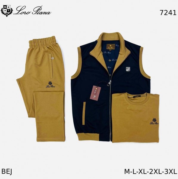 Мужской Спортивный Костюм Тройка Loro Piana