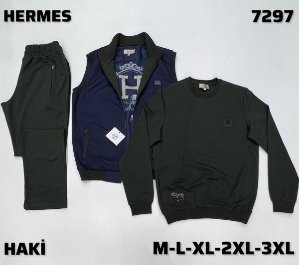 Мужской Спортивный Костюм Тройка Hermes