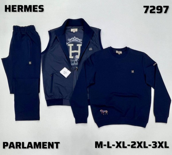 Мужской Спортивный Костюм Тройка Hermes