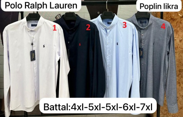 Мужская Рубашка Polo Ralph Lauren (Большие размеры)