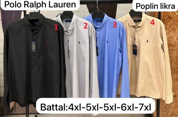 Мужская Рубашка Polo Ralph Lauren (Большие размеры)