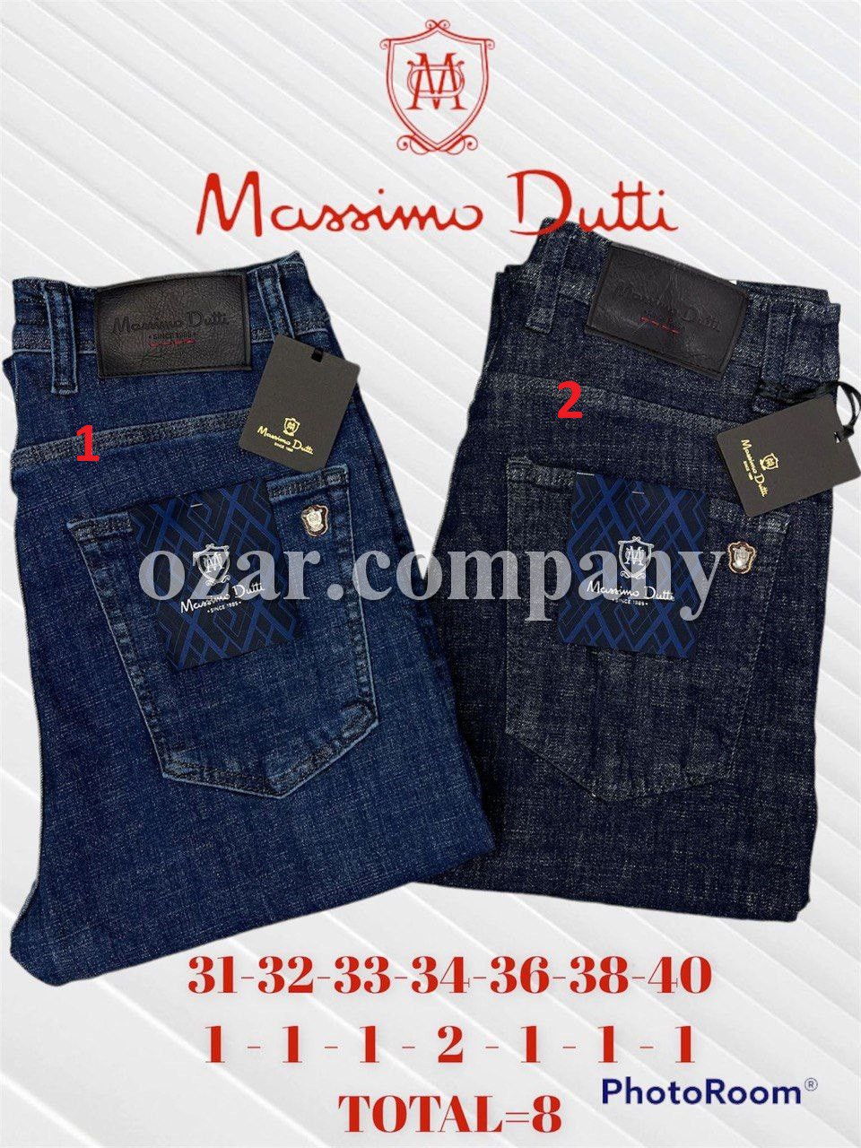 Мужские Джинсы Massimo Dutti