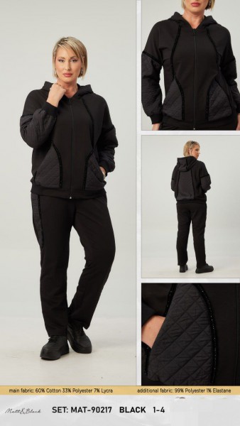 Женский Костюм Matt Black