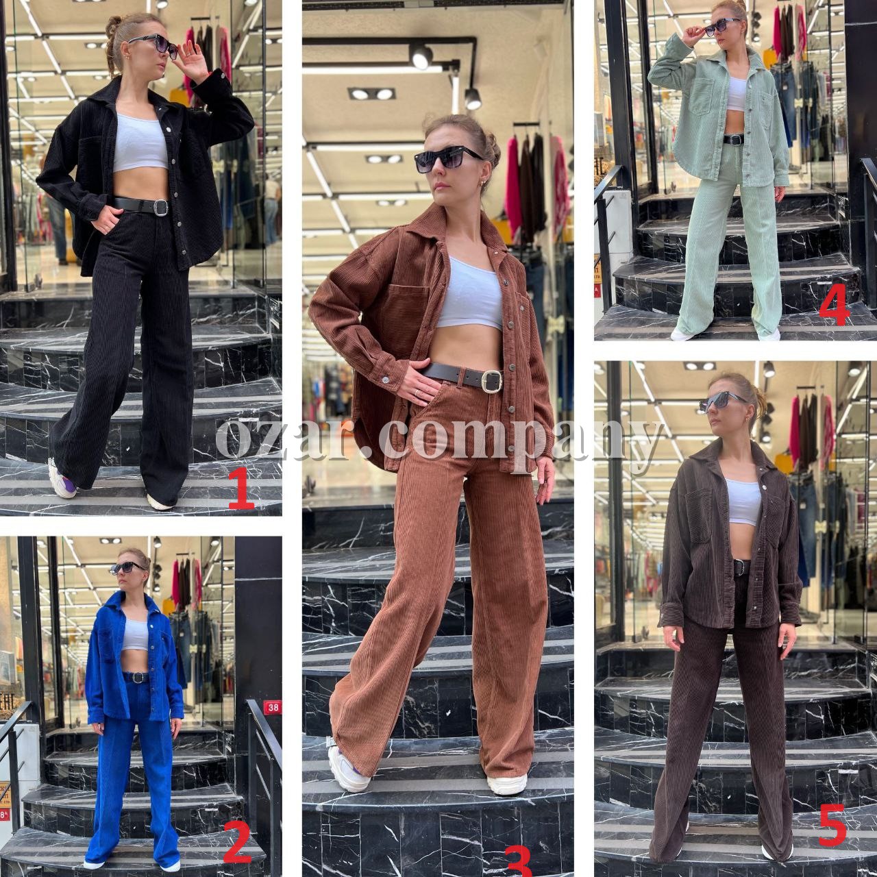 Женские Вельветовые Брюки Euro Fashion