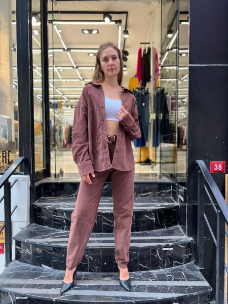 Женские Вельветовые Брюки Euro Fashion