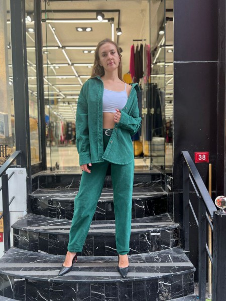 Женские Вельветовые Брюки Euro Fashion
