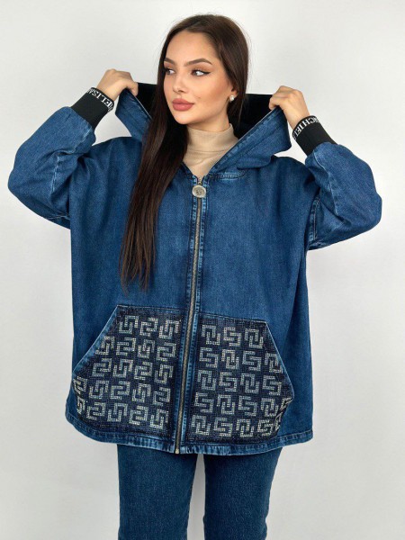 Женская Джинсовая Куртка Loewe (Большие размери)