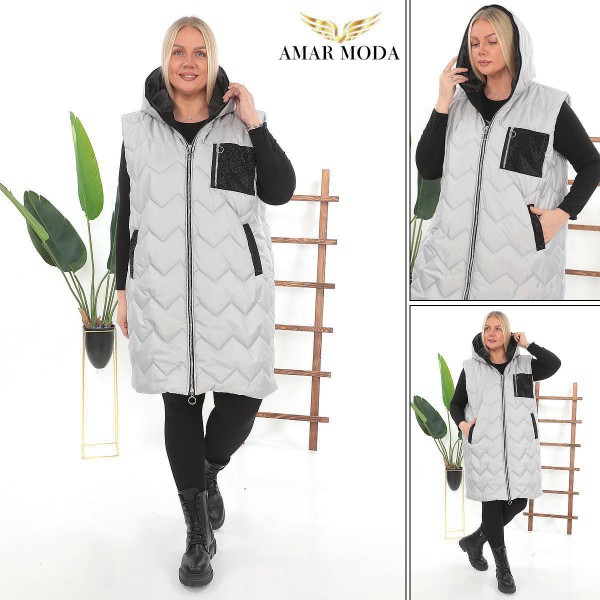Женская Куртка Amar Moda (Большие размеры)