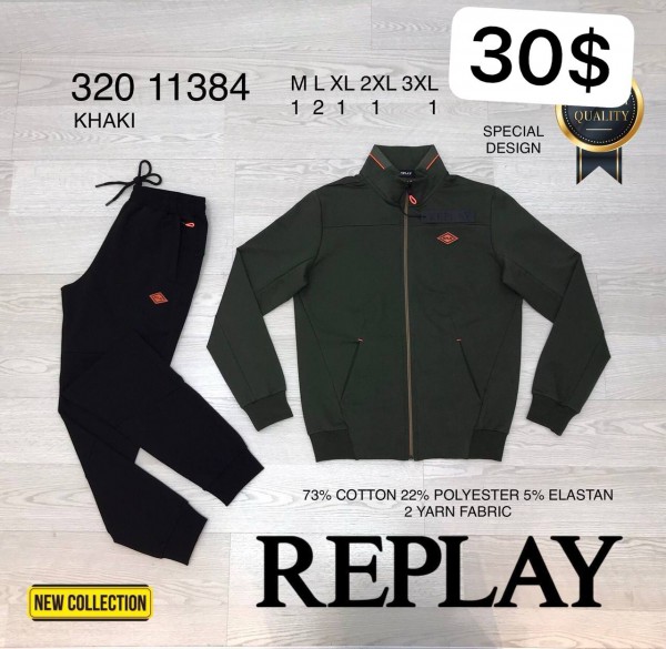 Мужской Спортивный Костюм Replay