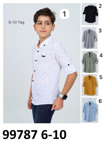 Рубашка Для Мальчика Haknur (6-7-8-9-10лет) 
