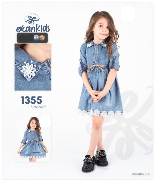Джинсовое Платье Для Девочки Evcan Kids (2-3-4-5лет)