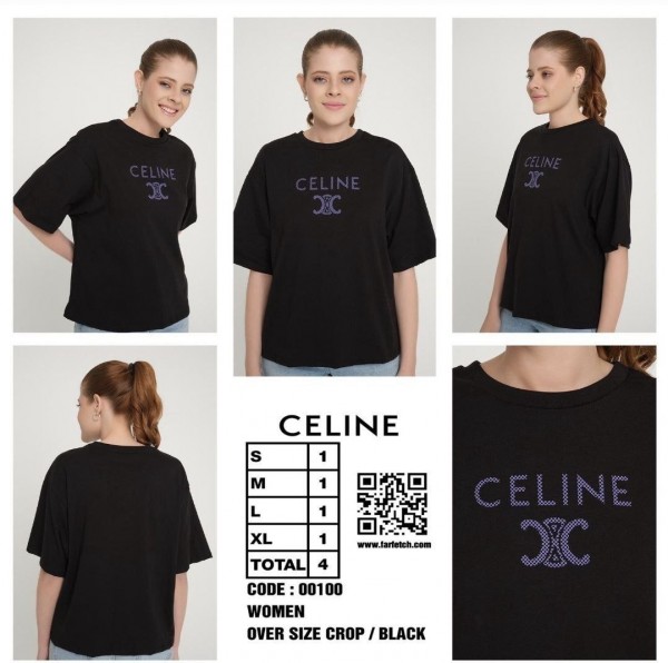 Женская Футболка Celine 