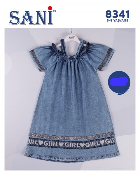 Джинсовое Платье Для Девочки Sani (5-6-7-8лет)