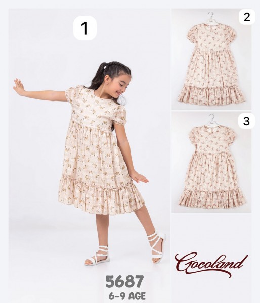 Платье Для Девочки Cocoland (6-7-8-9лет) 