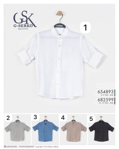 Рубашка Для Мальчика G-Serko (5-6-7-8-9лет)