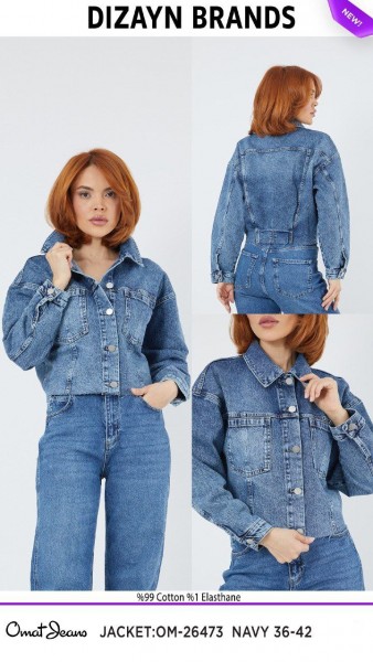 Женская Джинсовая Куртка Omat Jeans