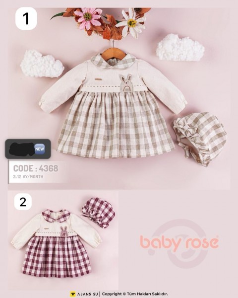 Платье Для Девочки Baby Rose (3-6-9-12мес)