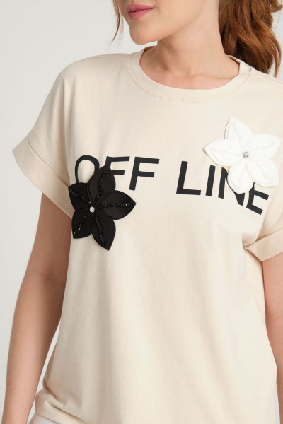 Женская Футболка Off Line