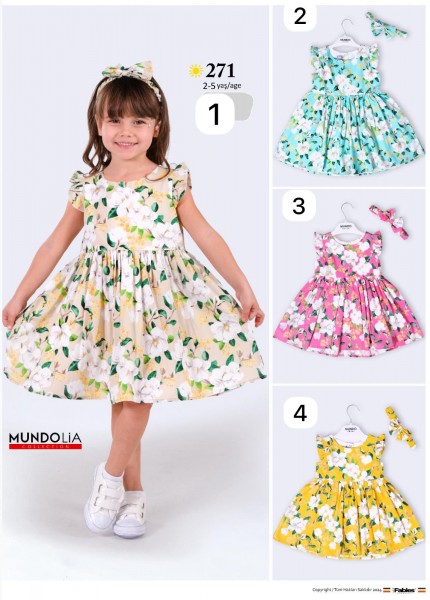 Платье Для Девочки Mundo (2-3-4-5лет)