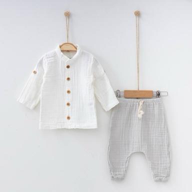 Муслиновый Костюм Для Мальчика MiniBubbles (3-6/6-9/9-12/12-18мес.)