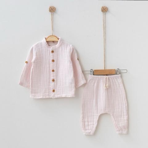 Муслиновый Костюм Для Мальчика MiniBubbles (3-6/6-9/9-12/12-18мес.)