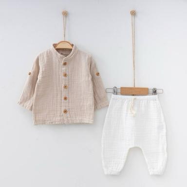 Муслиновый Костюм Для Мальчика MiniBubbles (3-6/6-9/9-12/12-18мес.)