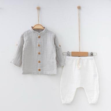 Муслиновый Костюм Для Мальчика MiniBubbles (3-6/6-9/9-12/12-18мес.)