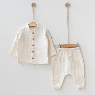 Муслиновый Костюм Для Мальчика MiniBubbles (3-6/6-9/9-12/12-18мес.)