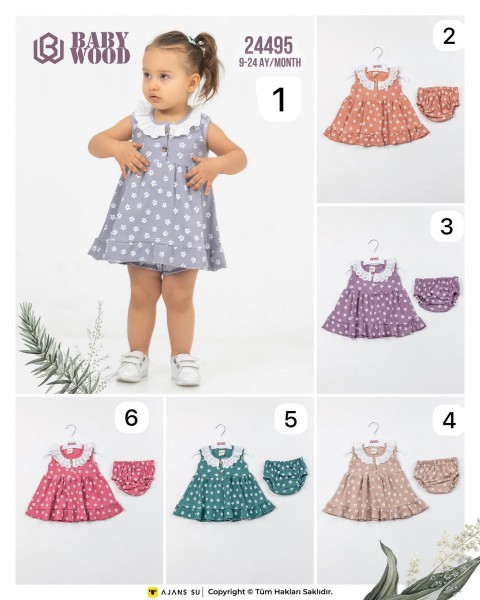 Платье Для Девочки Baby Wood (9-12-18-24мес.)