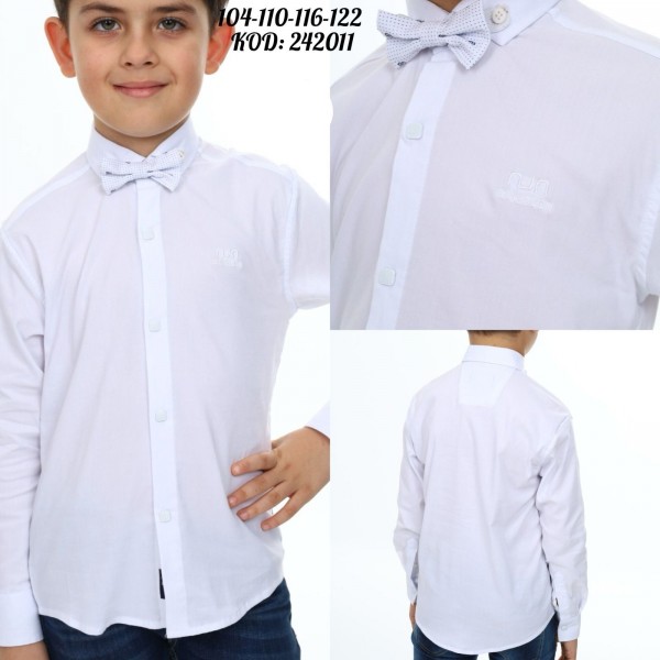 Школьная Рубашка Для Мальчика Nujen (4-5-6-7лет)
